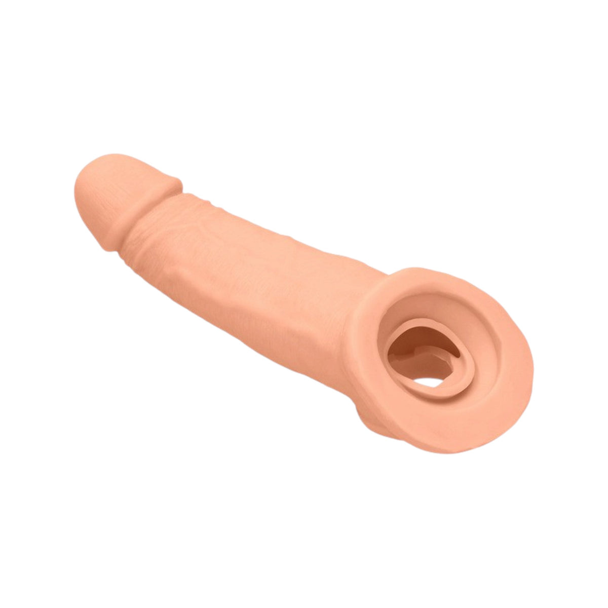 Penis Sleeve 9" Natural: El Grande Ultra-Real