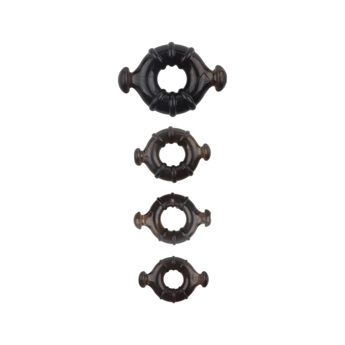 Rudder Cock Rings: El Set de 4 Tamaños