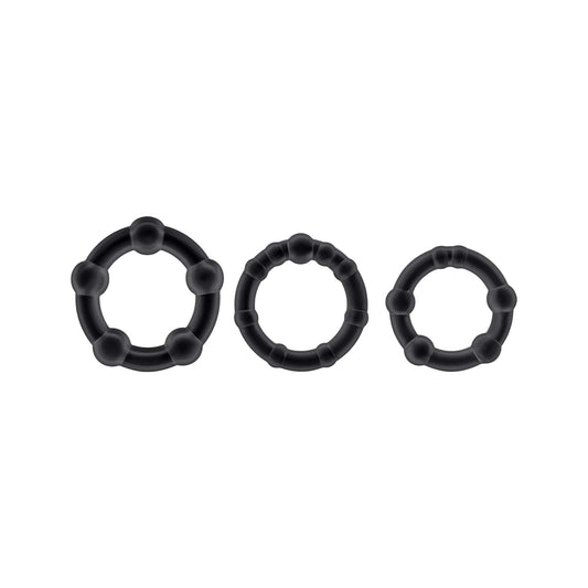 Beaded Cockrings Negro: Los Abalorios Negros