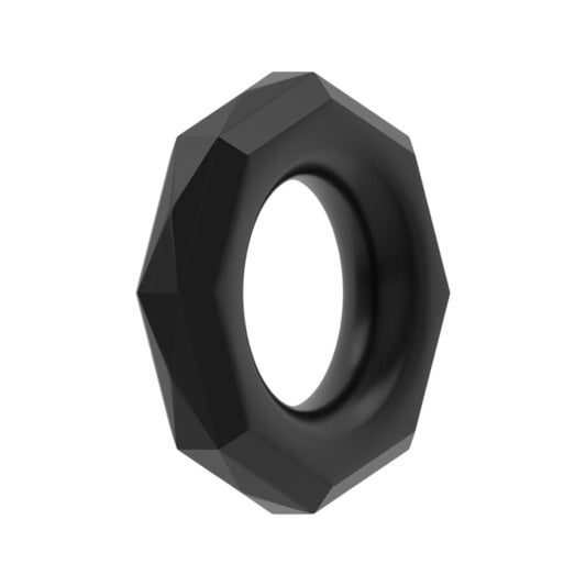 Power Plus Cockring Negro: El Más del Poder Negro