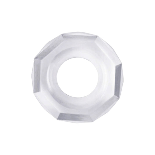 Power Plus Cockring Transparente: El Más del Poder Cristalino