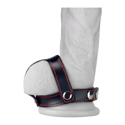 T-Style Leather Cockring: El Cuero del Control